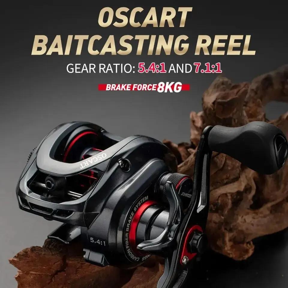 Moulinet de pêche de bobine de Baitcasting de l'eau salée et Baitcaster 9BB 5.4:1 7.1:1