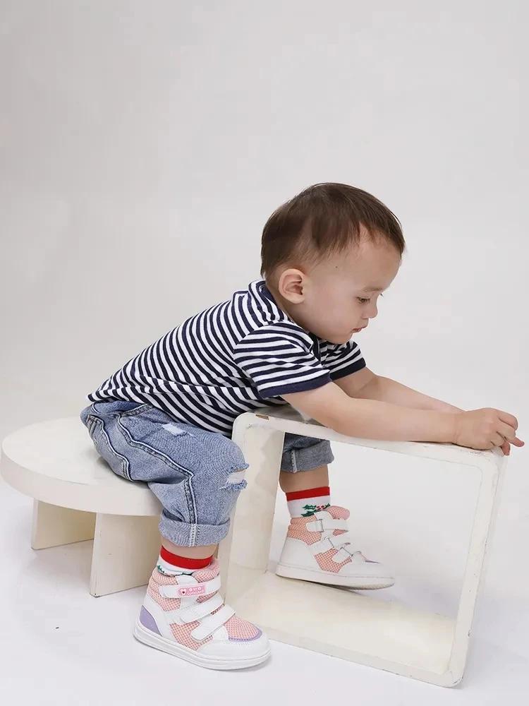 Chaussures de course décontractées pour enfants, baskets en maille pour tout-petits, chaussures d'éc