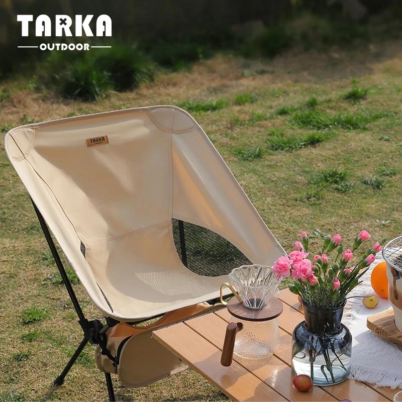 TARKA – ensemble de chaises de Camping pliables, légères, ultralégères, pour sac à dos, lune, pour j