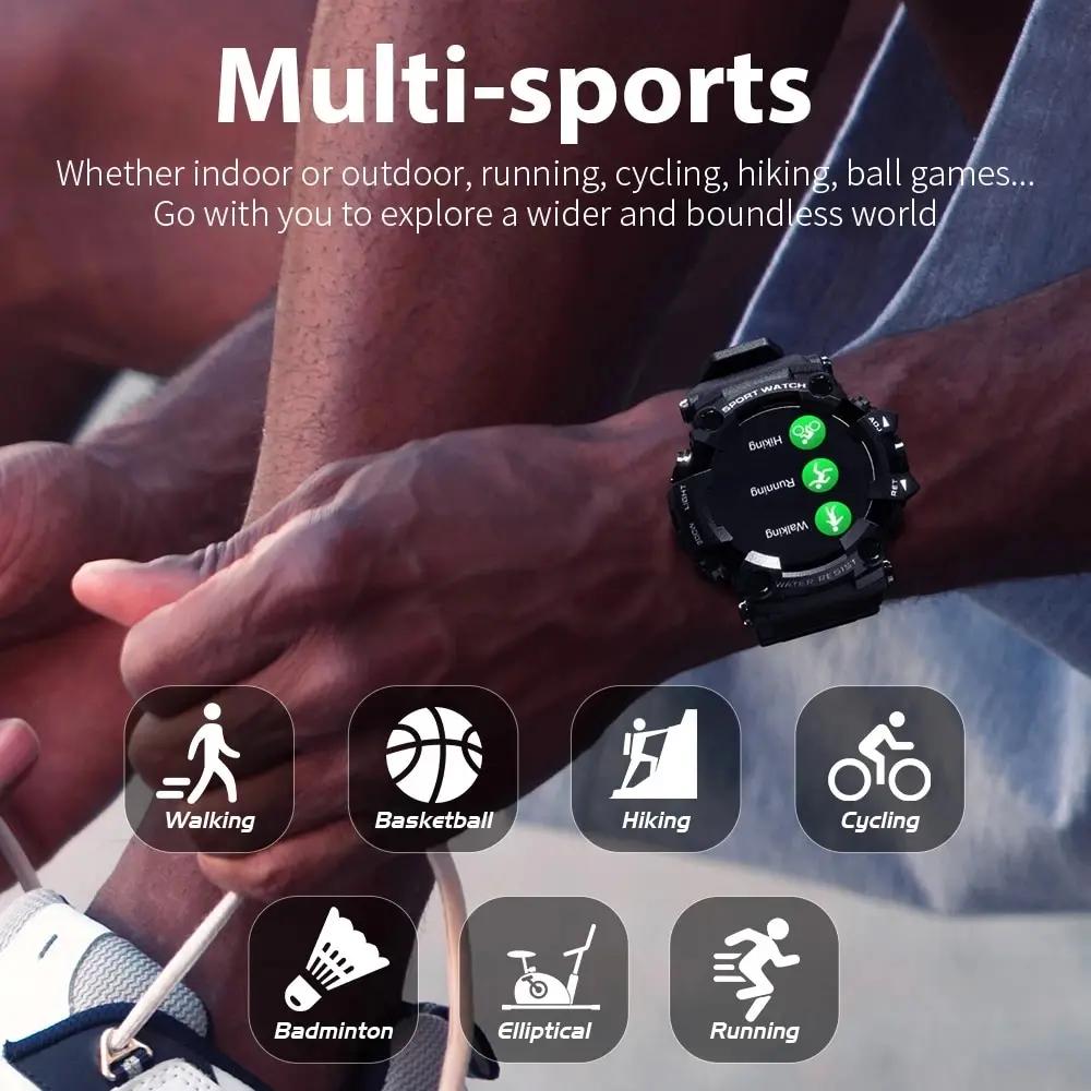 Offres aujourd'hui Fitness Tracker montre intelligente homme moniteur de fréquence cardiaque pressio