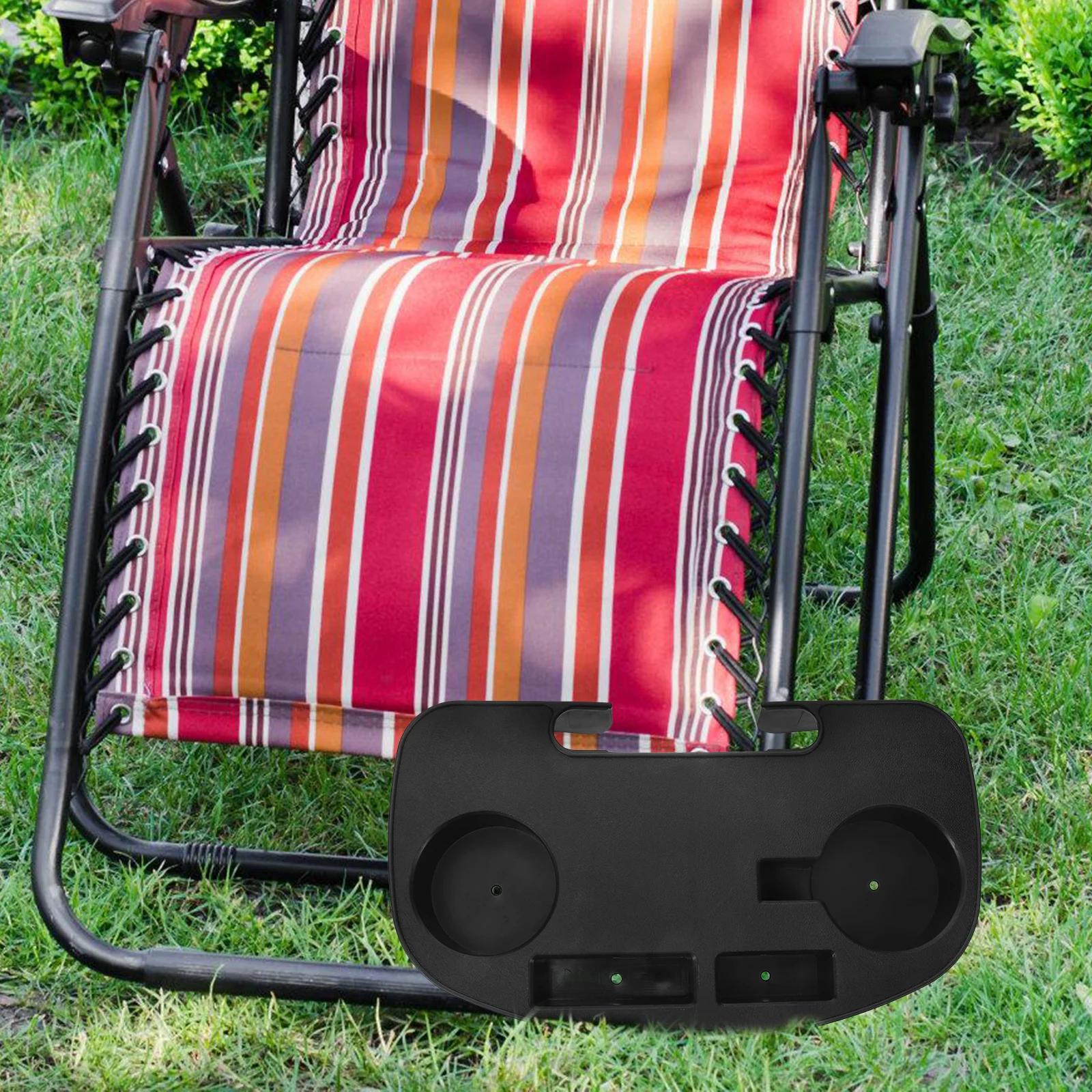 Chaise Portable pliable, plateau à boissons, porte-gobelet d'extérieur Durable pour plage Camping, f