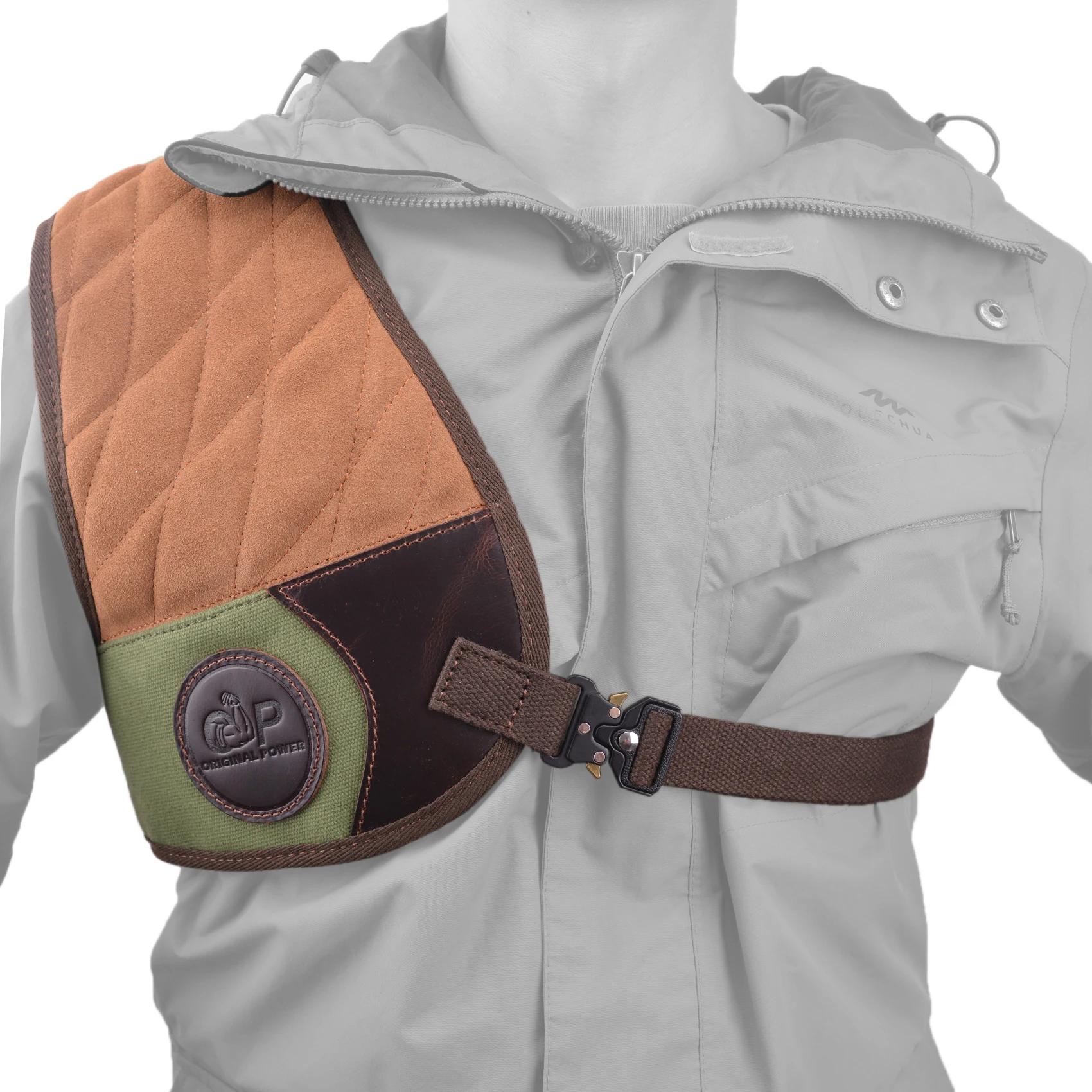 Righty Hunter-Chemise de protection en cuir avec bretelles réglables, GlaField Shield, Rembourrage R