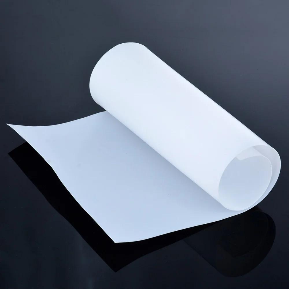 Film PTFE blanc 0.1mm 0.2mm 0.25mm 0.3mm, feuille de température haute résistance, feuille fine