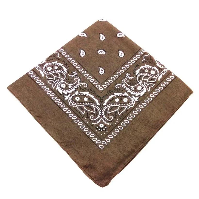 Unisexe hommes femmes Bandana bandeau Cowboy hommes motard sport chapeaux poignet bandeau simple fac