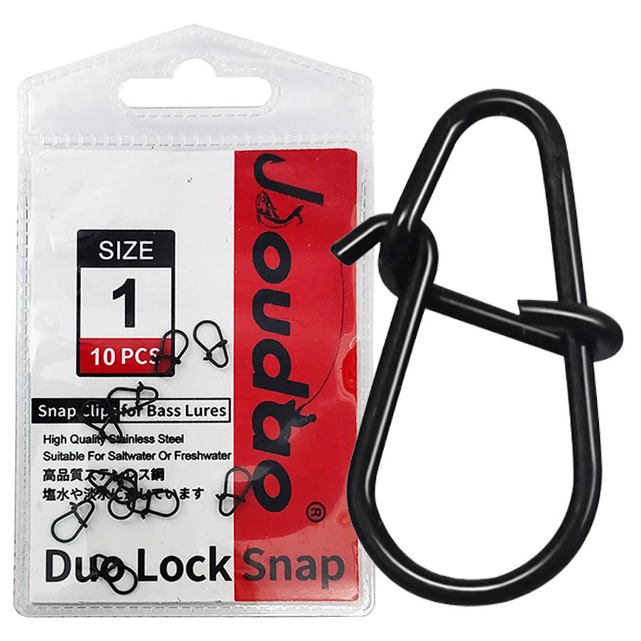 Duo Lock Snap pivotant haute résistance pêche Snap Clip inoxydable changement rapide pêche boutons p