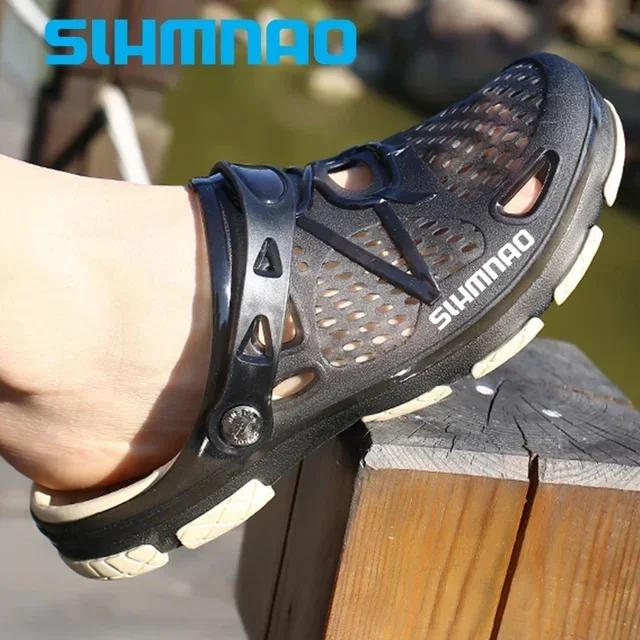 Sandales de pêche pour hommes, pantoufles d'été, sandales de plage, chaussures d'extérieur, tongs re