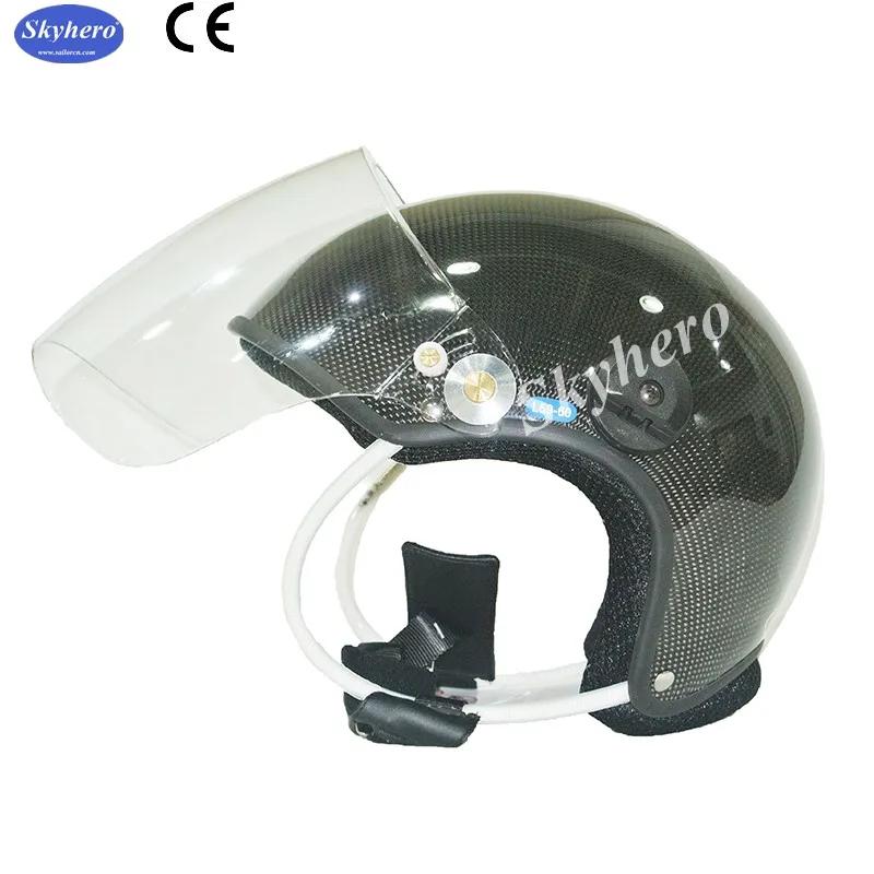 Casque de paramoteur en matériau de carbone véritable, casque de sport PPG, M, L, XL, XXL, 4 tailles