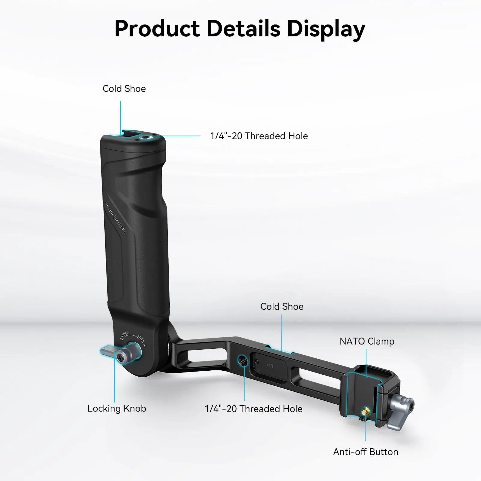 SmallRig RS3 Mini poignée réglable poignée pour DJI RS 3/Mini RS 4 Mini stabilisateur de poche à car