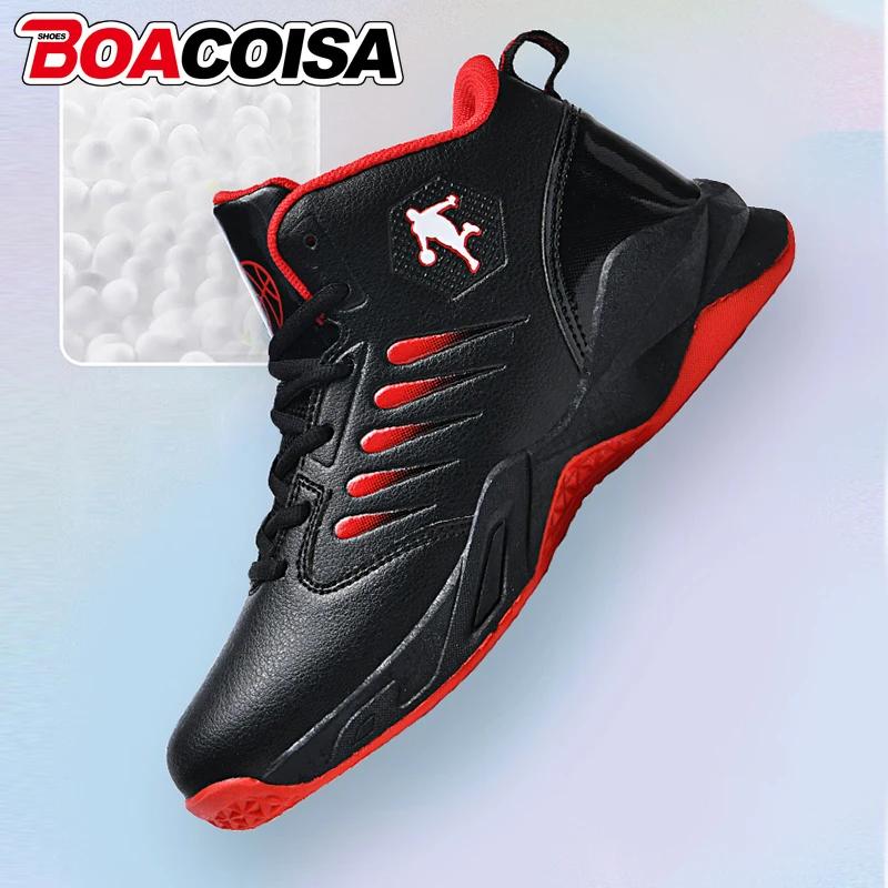 Chaussures de basket-ball pour enfants, baskets d'extérieur antidérapantes, de course, de marche, re