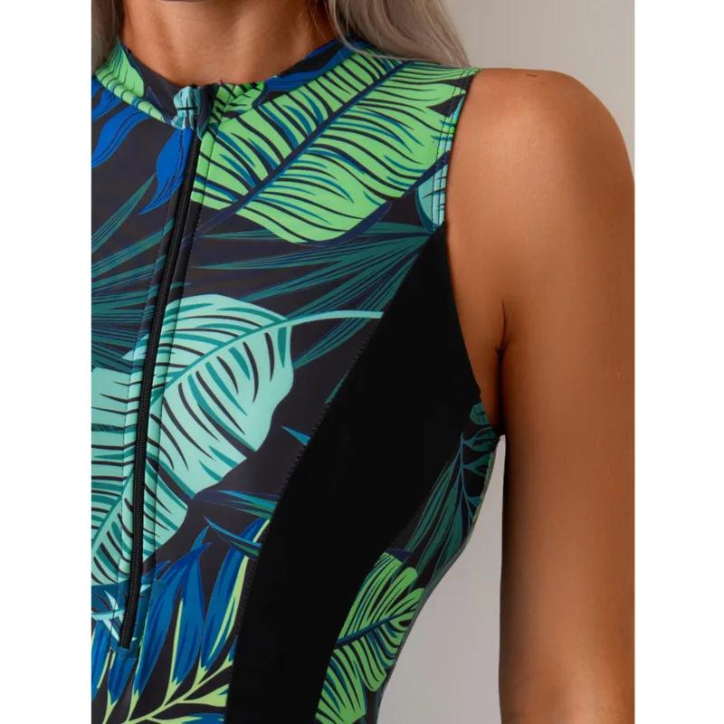 Imprimer Sexy maillots de bain une pièce femmes fermé maillots de bain sport vêtements de natation b