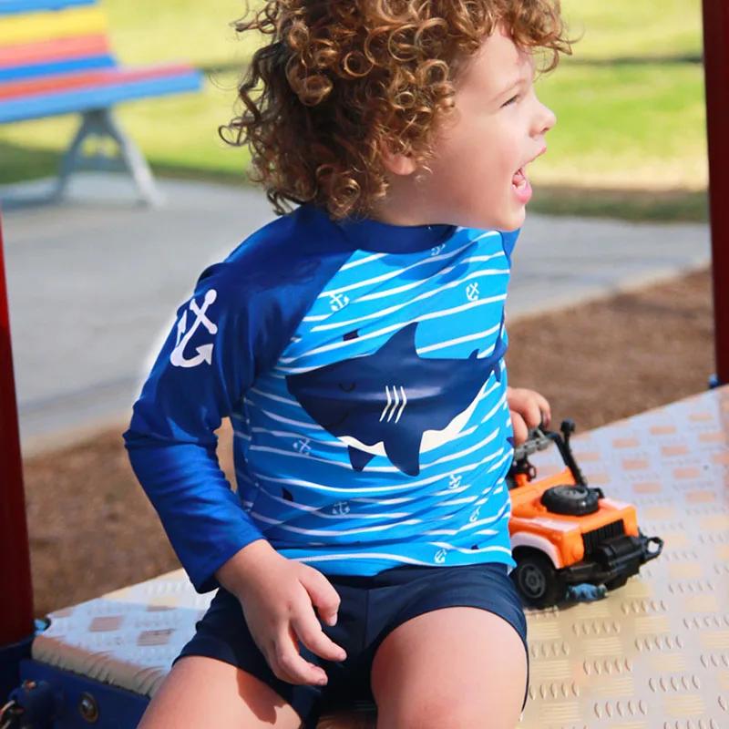 Maillot de bain enfant 2025 manches longues protection solaire garçon fille