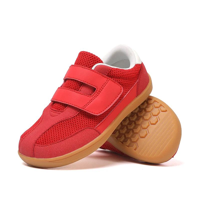 Chaussures pieds nus pour enfants, chaussures de campus, résistantes à l'usure, confortables, en cao