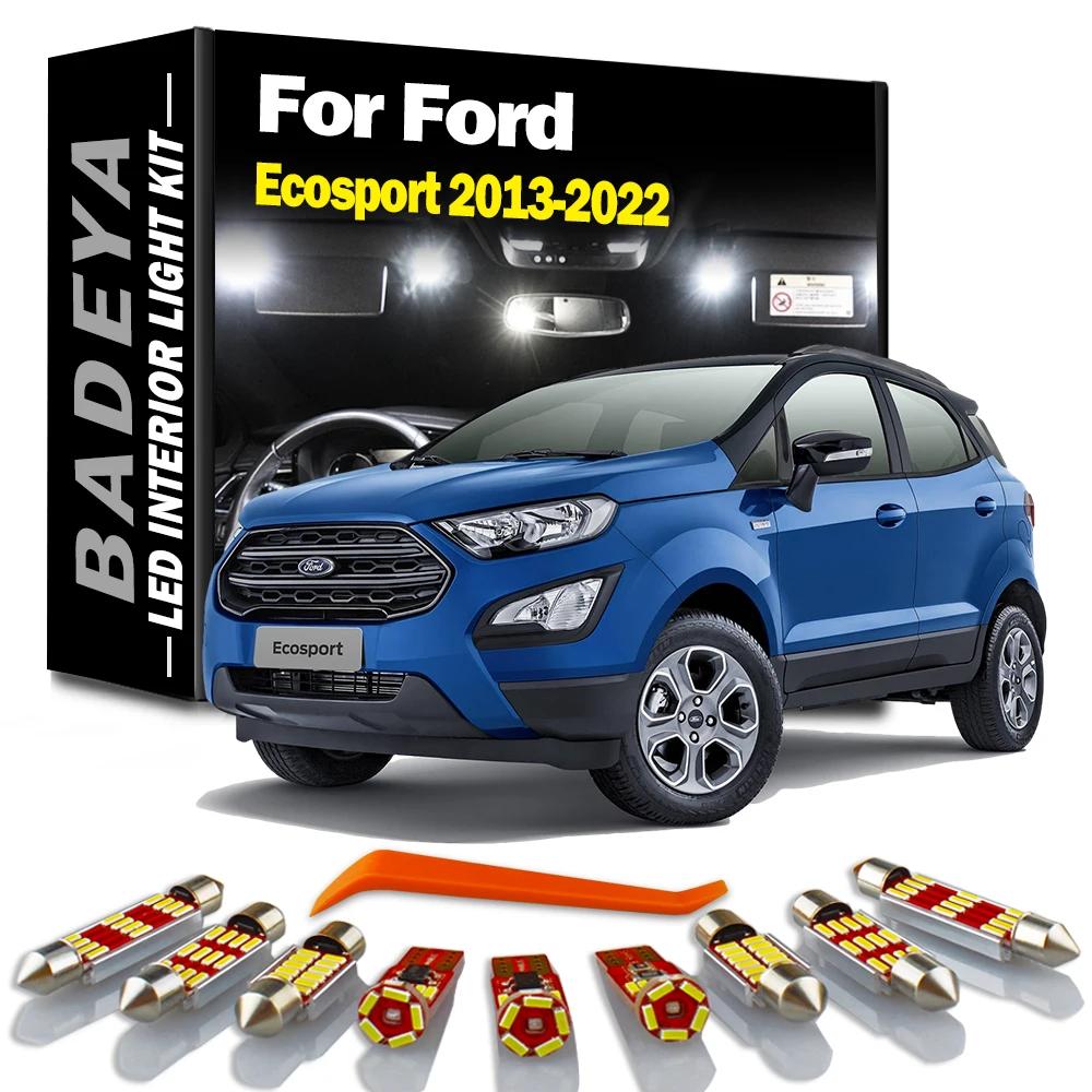 BADEYA – Kit de lumière dôme de carte intérieure LED, 13 pièces, pour Ford Ecosport 2013- 2016 2017