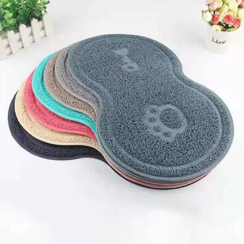 Tapis d'alimentation pour animaux de compagnie chien chat manger bol à boire tapis imperméable pour