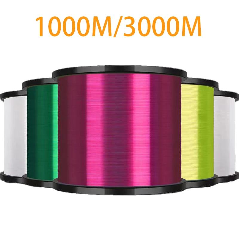 2022 Nouvelle arrivée 3000m Ligne de pêche super forte Fluorocarbone Japon Monofilament Ligne de pêc