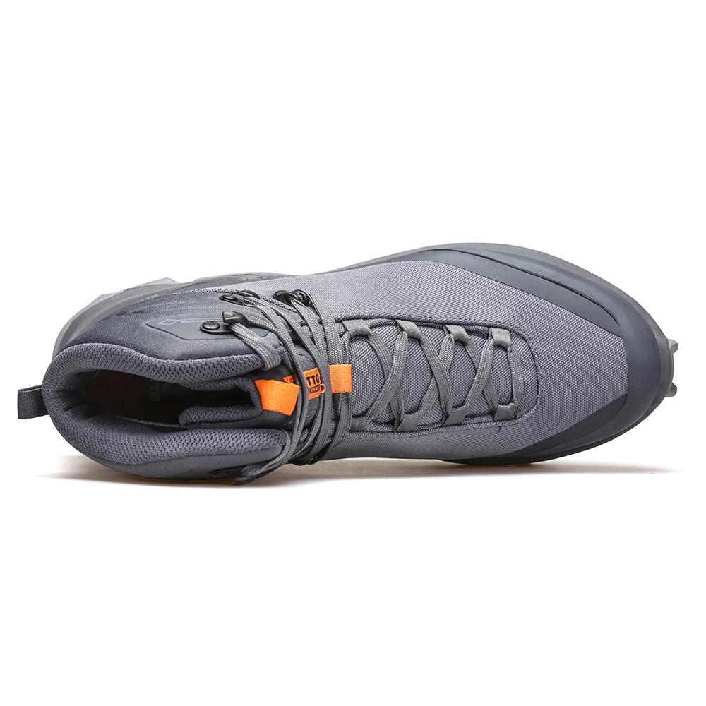 Chaussures randonnée imperméables HUMTTO pour hommes - Baskets trekking luxe sécurité travail plein air