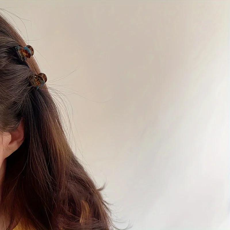 Mini pinces à cheveux en acétate pour femmes, épingles latérales, petite taille, requin, doux, migno