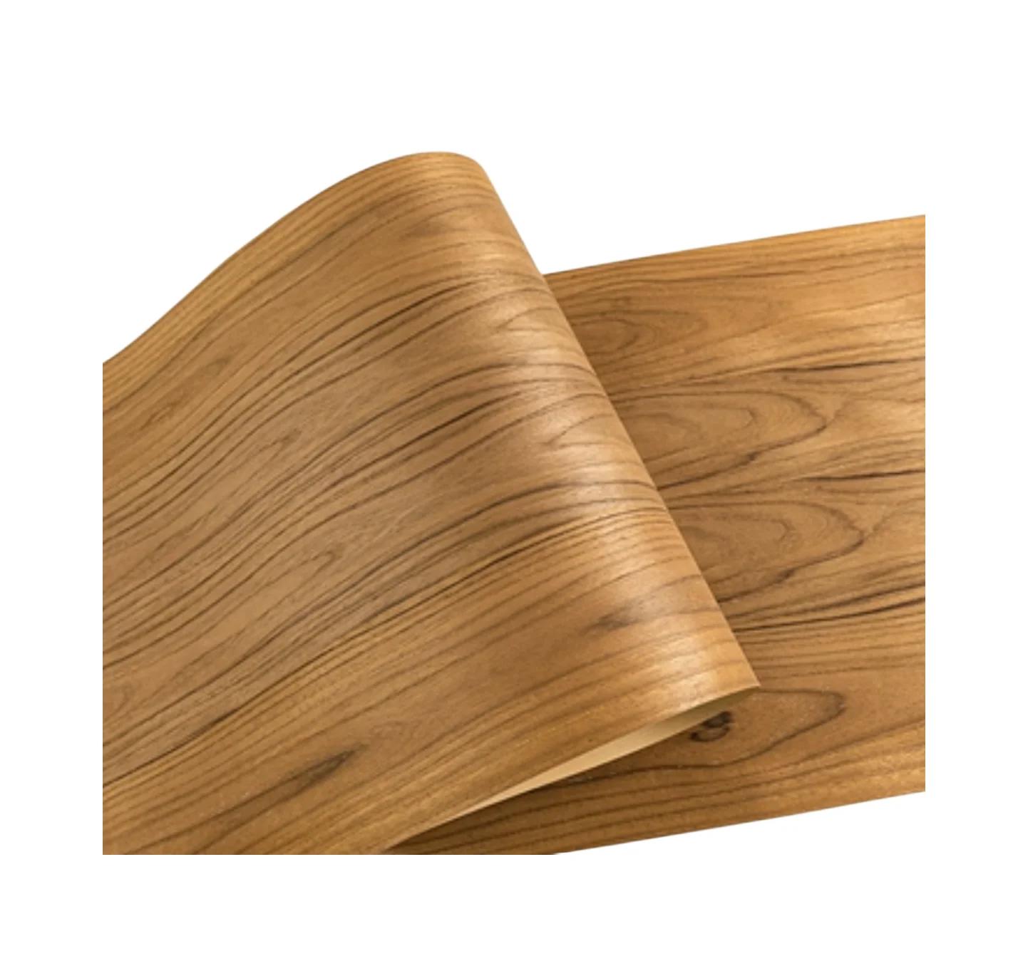 Longueur: 2,5 mètres largeur: 580mm d'épaisseur: 0,25mm placage de bois naturel avec feuilles de pla