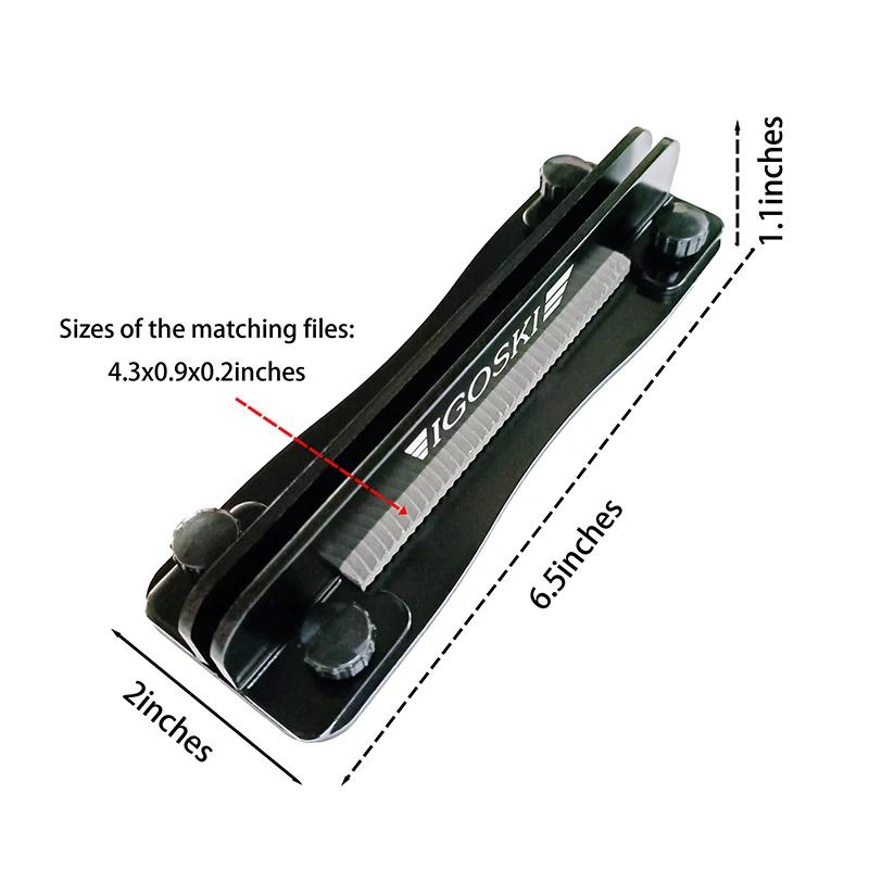 Grattoir à cire de Ski acrylique, affûteur de bord, outil de meulage, grattoir de Snowboard réglable