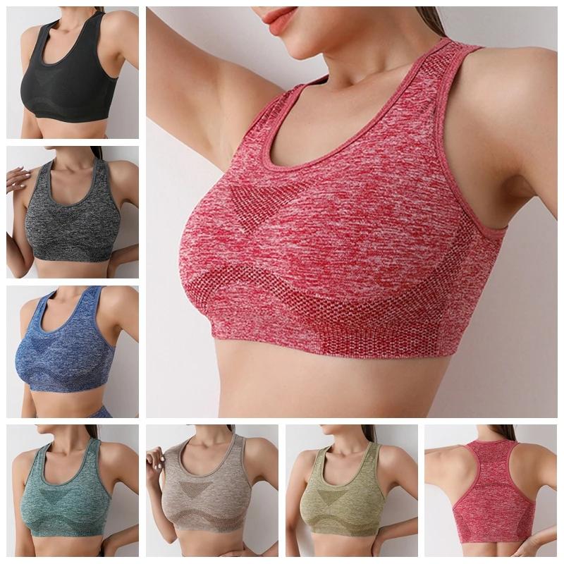Soutien-gorge Push Up respirant pour femmes, sous-vêtements de sport, course à pied, yoga, fitness