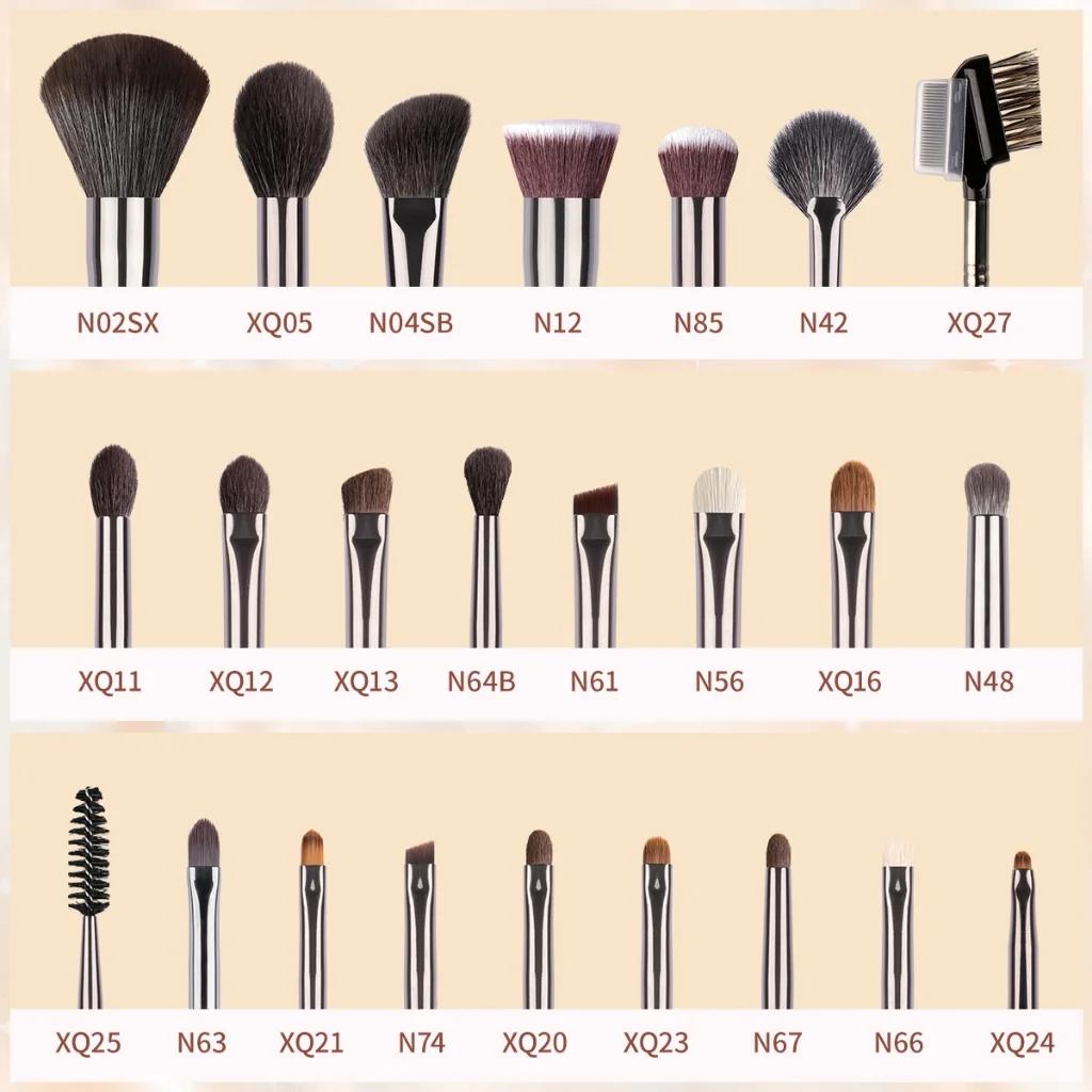 Ensemble de pinceaux de maquillage professionnels OVW 24 pièces adapté aux débutants
