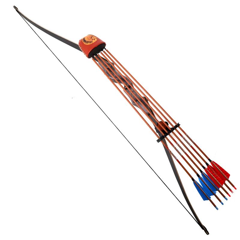 Étui porte-flèches en cuir pour tir à l'arc, support de fixation rapide, carquois pour arc classique