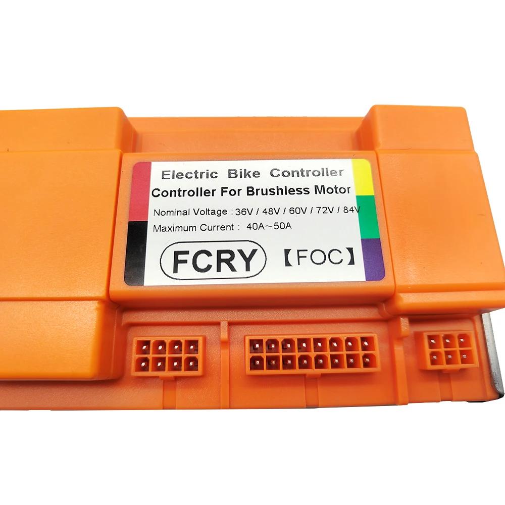 Contrôleur cc sans balais pour vélo électrique 48V 60V 2500W, contrôleur à onde sinusoïdale 72V 3000
