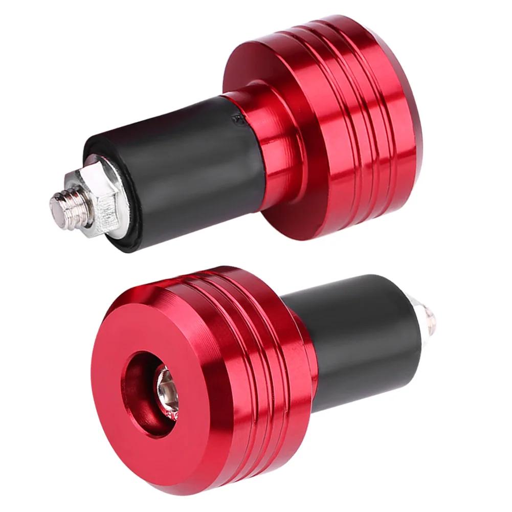 Paire de Poignées Universelles en Aluminium pour Guidon de Moto, Borne d'Équilibre de Poids, Extrémi