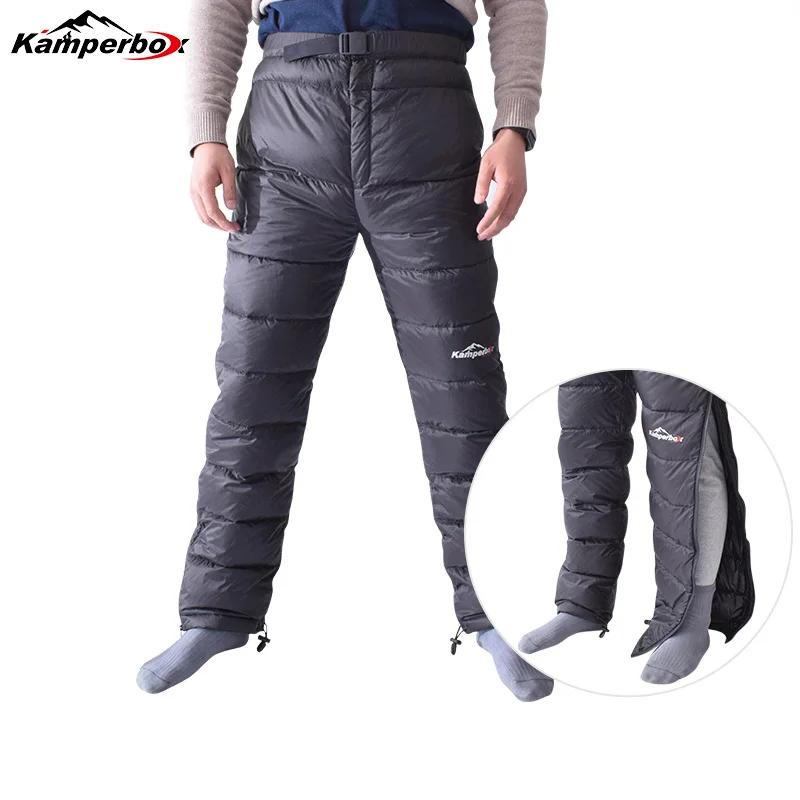 Kamperbox randonnée hommes pantalons hiver vers le bas pantalon hommes hiver vers le bas pantalon ra