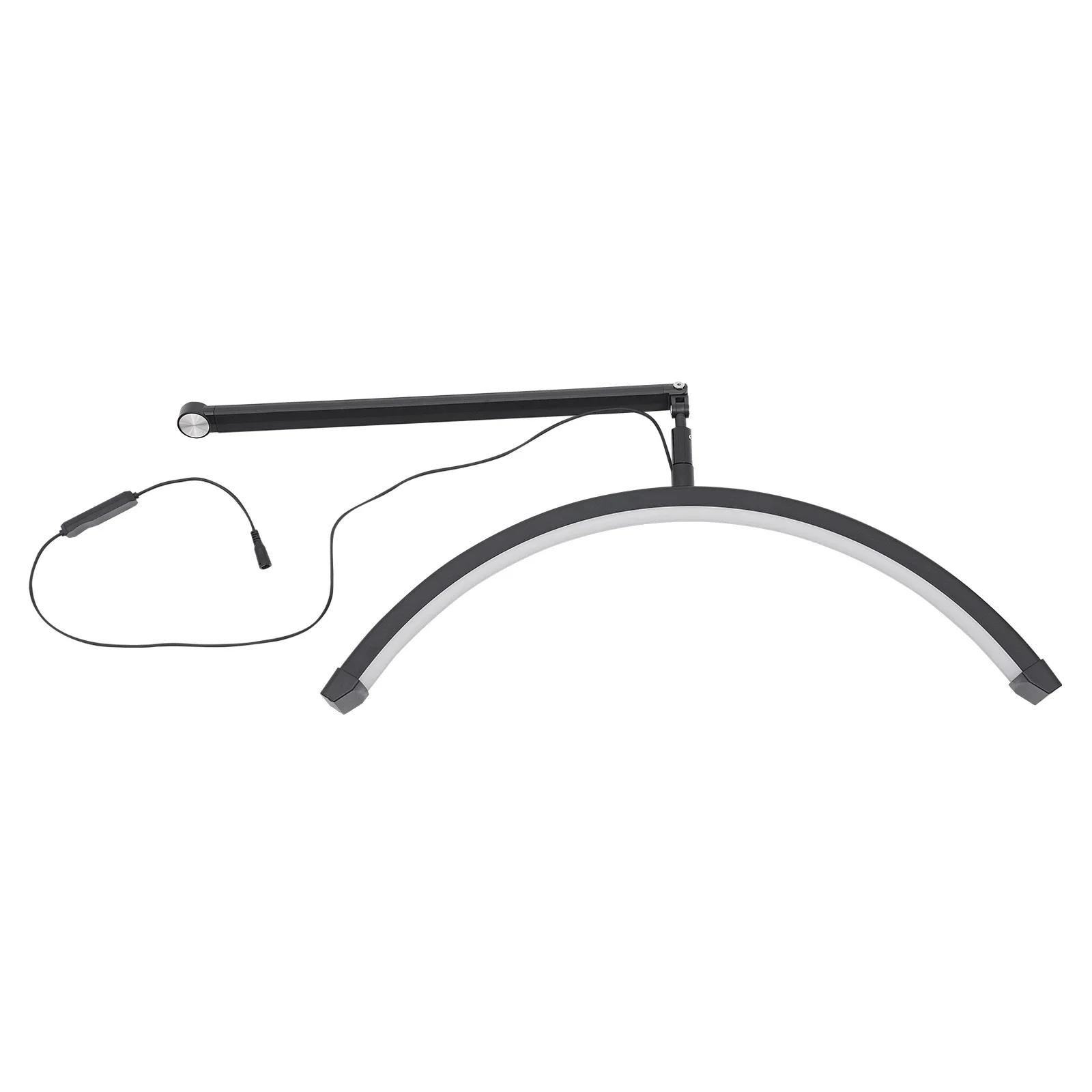 Lampe LED 36W pour extensions de cils, hauteur réglable, 360° ° Lampe à ongles rotative sur roulet