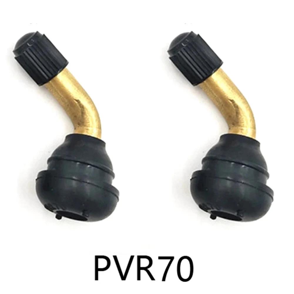 Tiges de Valve Tubeless pour Scooter électrique et vélo PVR70, roue à 60/50/45 degrés, tige de Valve