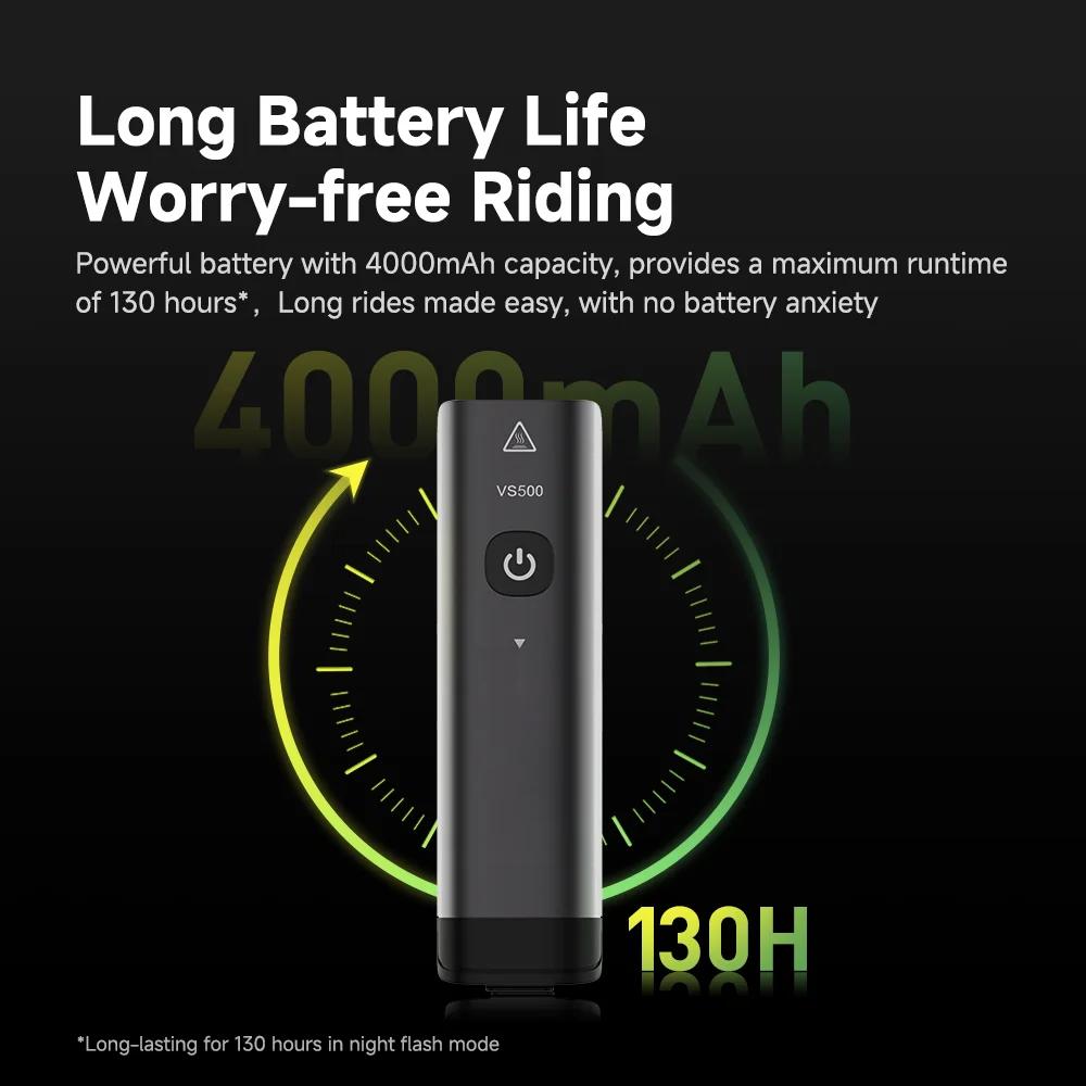 IGPSPORT VS500 feu avant de vélo intelligent 500 Lumen vtt lampe de vélo de route phare lampe de poc