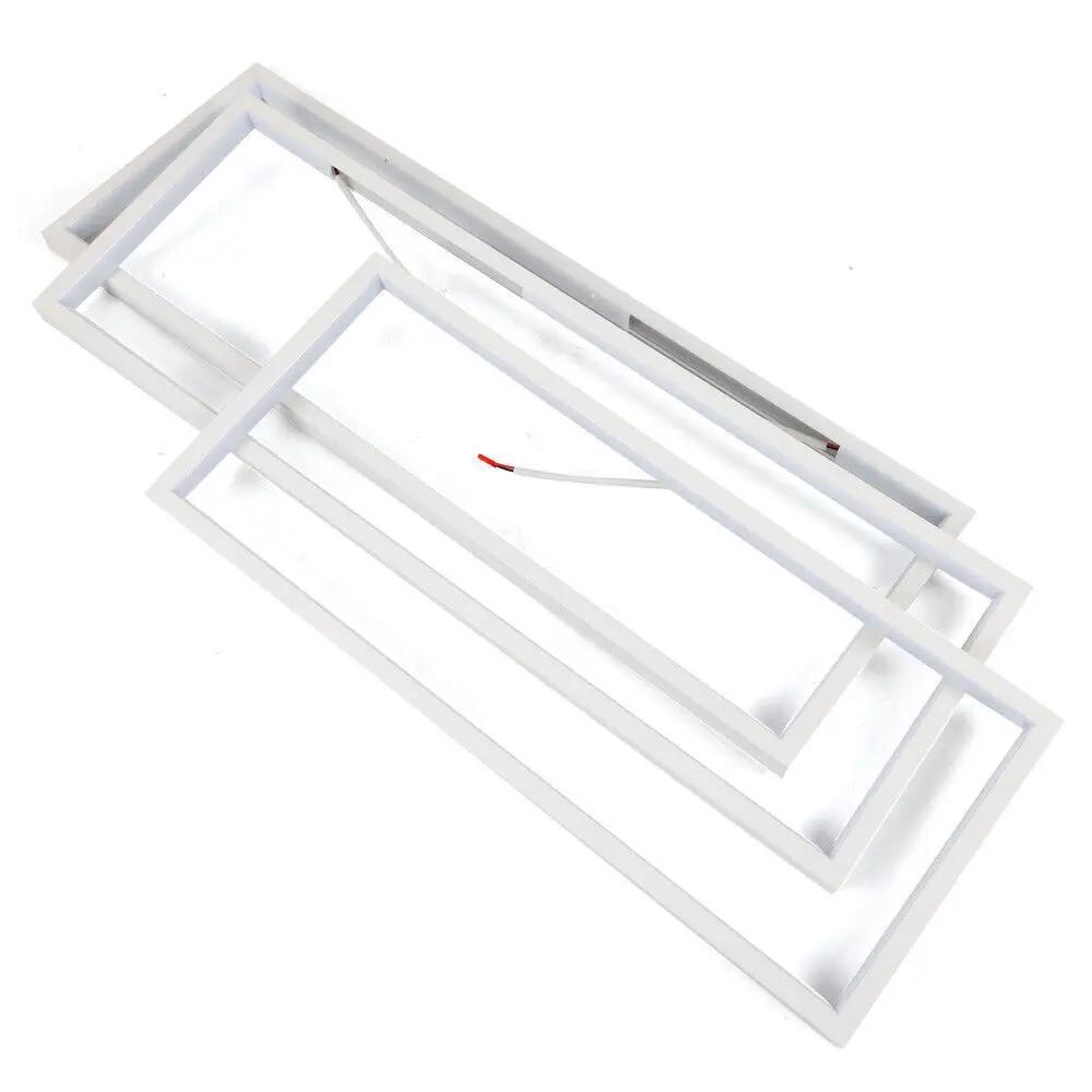 LOYALHEARTD-Plafonnier LED Carré au Design Moderne, Luminaire Décoratif de Plafond, à Intensité Régl