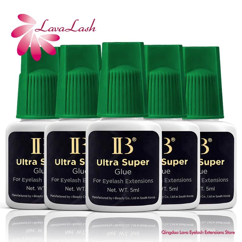 Colle IB Ultra Super originale coréenne pour Extensions de cils, 5ml, professionnelle, capuchon vert