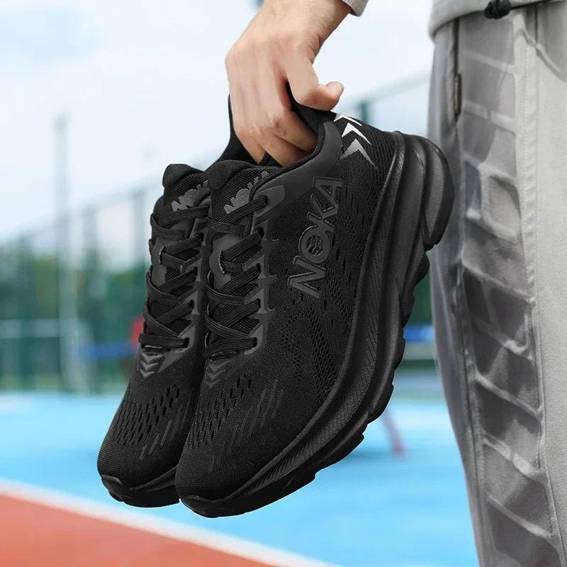 Chaussures de course pour hommes Jogging respirant maille amorti antidérapant extérieur chaussures d