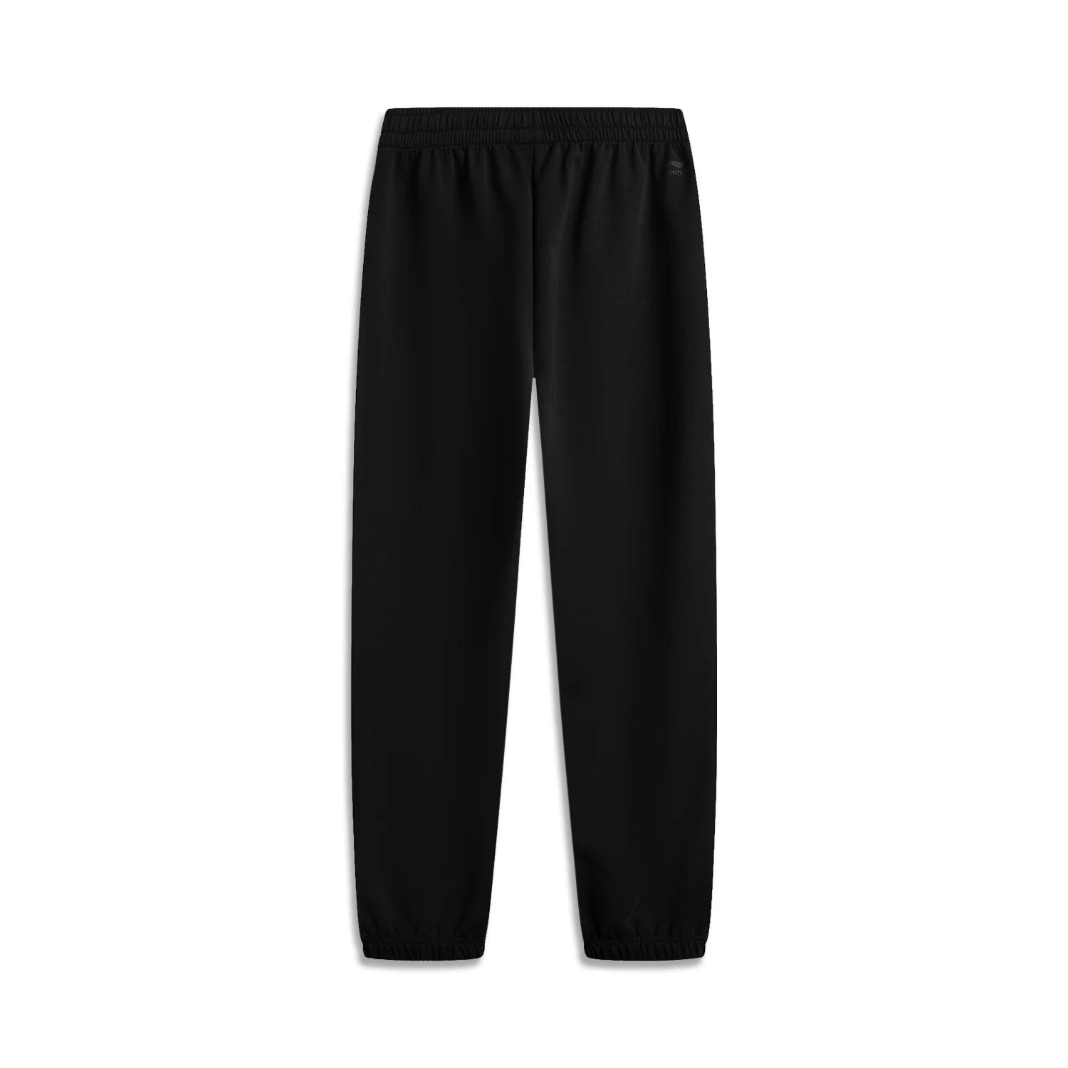 Pantalon de sport pour femme Li-Ning AT DRY BASE, confortable, respirant, taille ajustable, pantalon