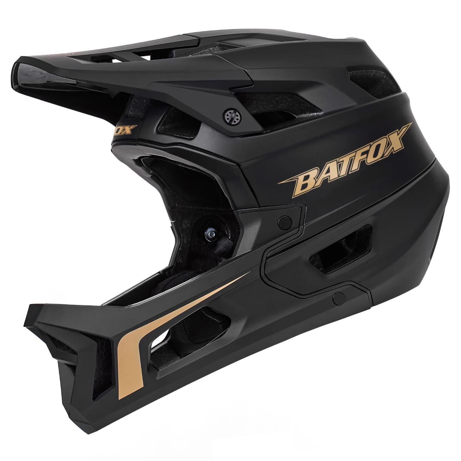 BATFOX-Casque intégral pour VTT DH, casque de vélo de descente, casque de vélo de montagne, casque d