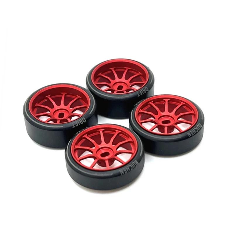 Moyeu de roue en métal et pneu avec Logo de dessin pour HGD1 MINI-Q MINI-D MINI-Z DRZ 1/28 Wltoys 28