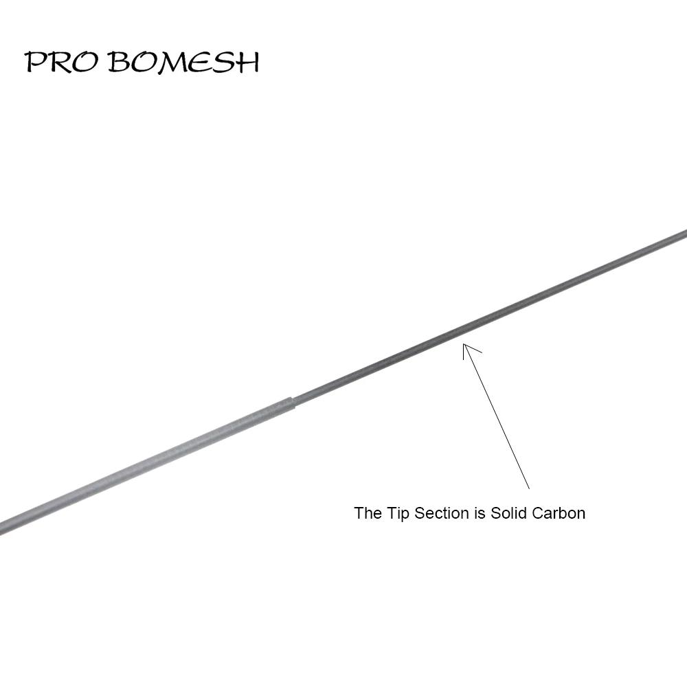 Pro Bomesh Toray – canne à truite de voyage en Fiber de carbone, 1.85m UL, 8 sections, solide, envel