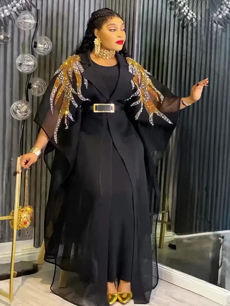 Robes traditionnelles pour femmes, ensemble de 2 pièces Dashiki africain turc, vêtements Kaftan Duba