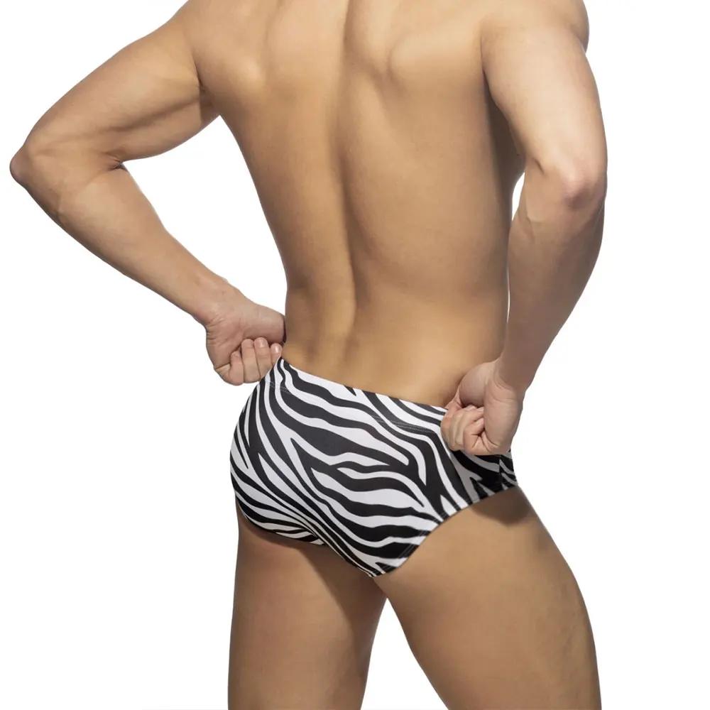 Slip de bain pour hommes Sexy natation court Sport nautique pantalons de plage maillot de bain impri