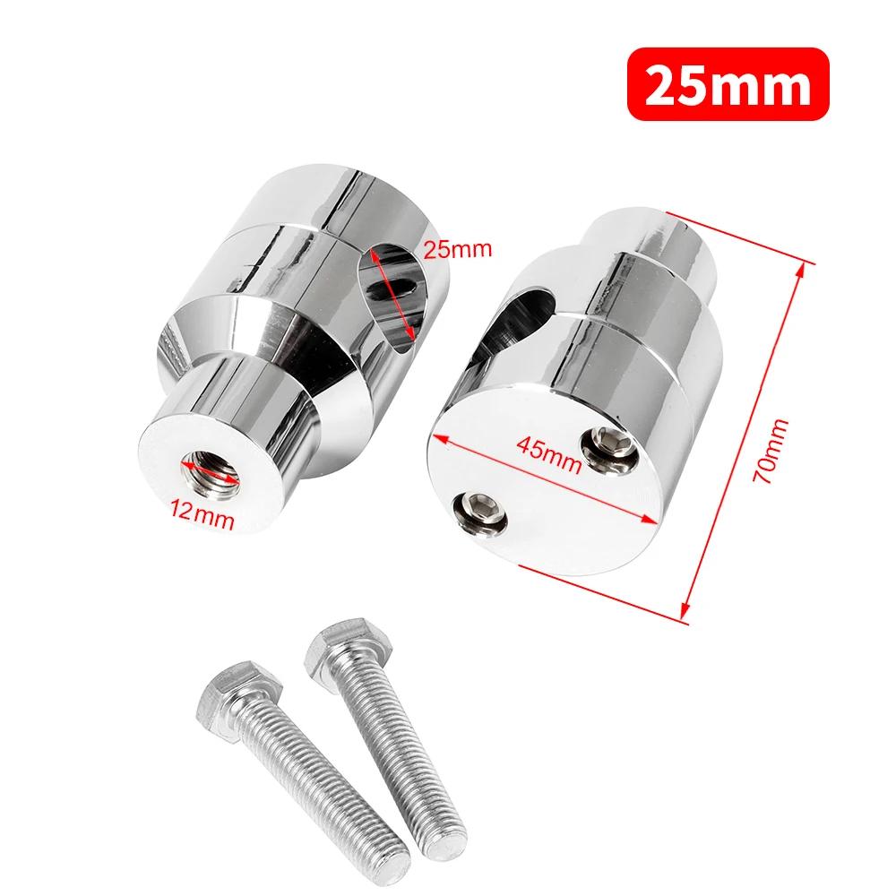 Kit de serrage de support de guidon de moto, 22MM 25MM, pour barres de poignée 1 ''7/8", universel n