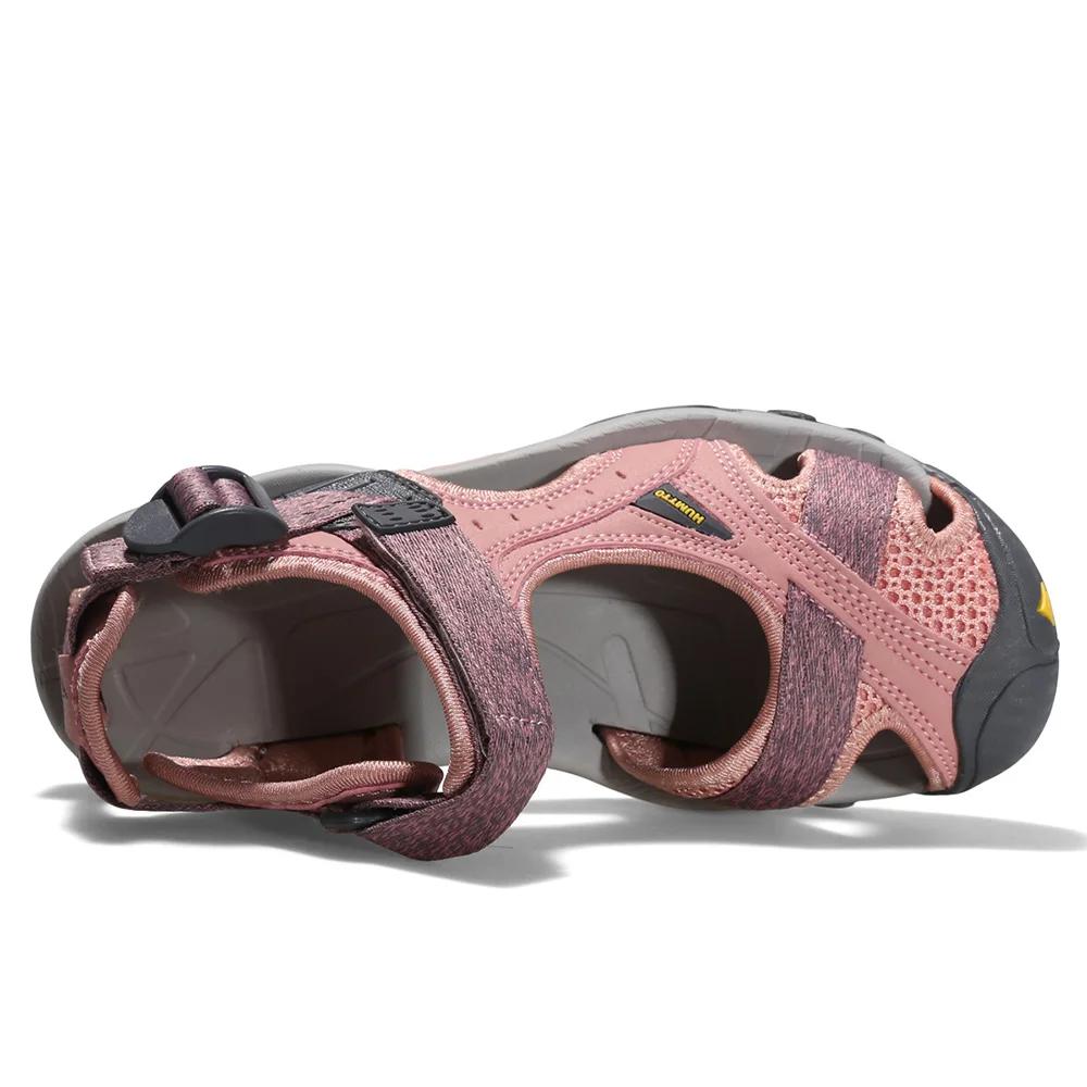 HUMTTO-Sandales d'été pour femmes, chaussures de plage à séchage rapide, respirantes, marque de luxe