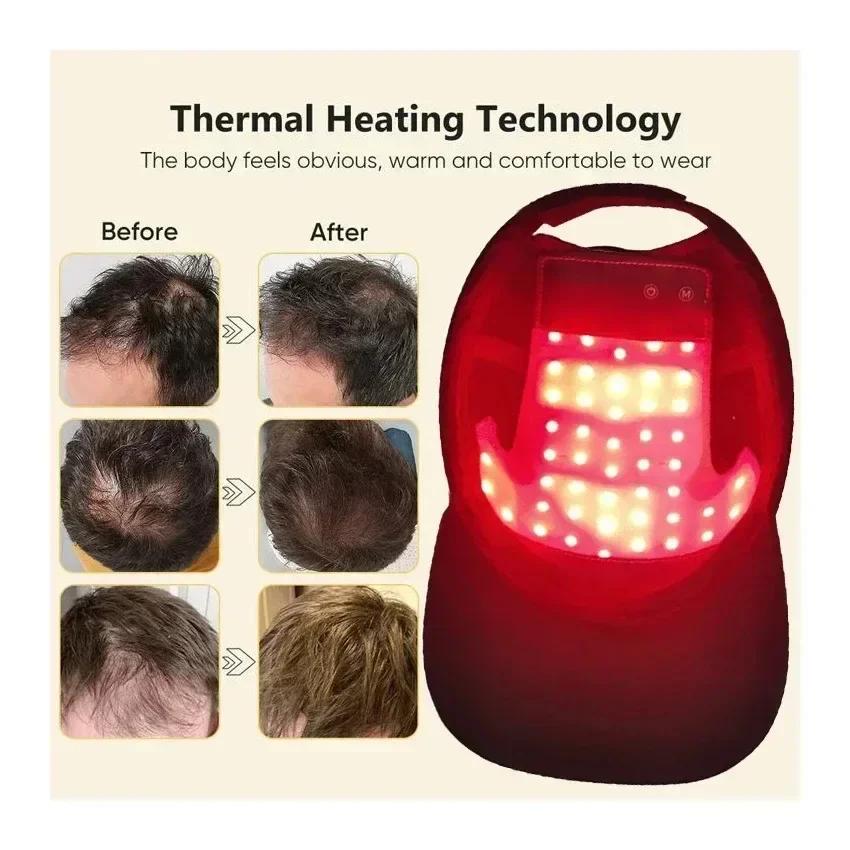 Nouveau LED rouge bleu lumière thérapie casquette croissance des cheveux casque Diode LaserHat lumiè