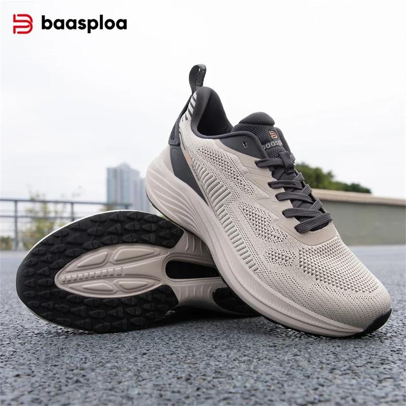 Baasploa hommes chaussures de course en plein air léger professionnel Jogging chaussures de sport mâ