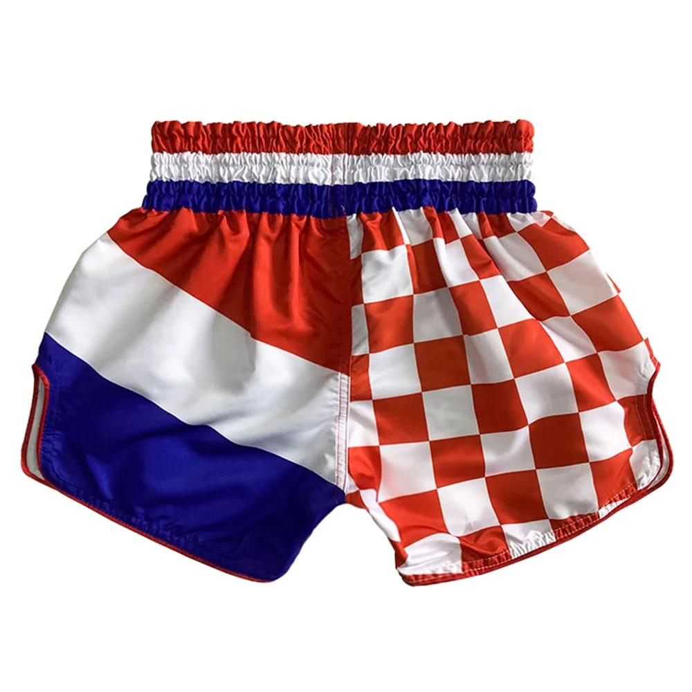 FLUORY Muay Thai homme Shorts combat Boxeo Boxer entraînement sport haute qualité Kick Boxing Fitnes