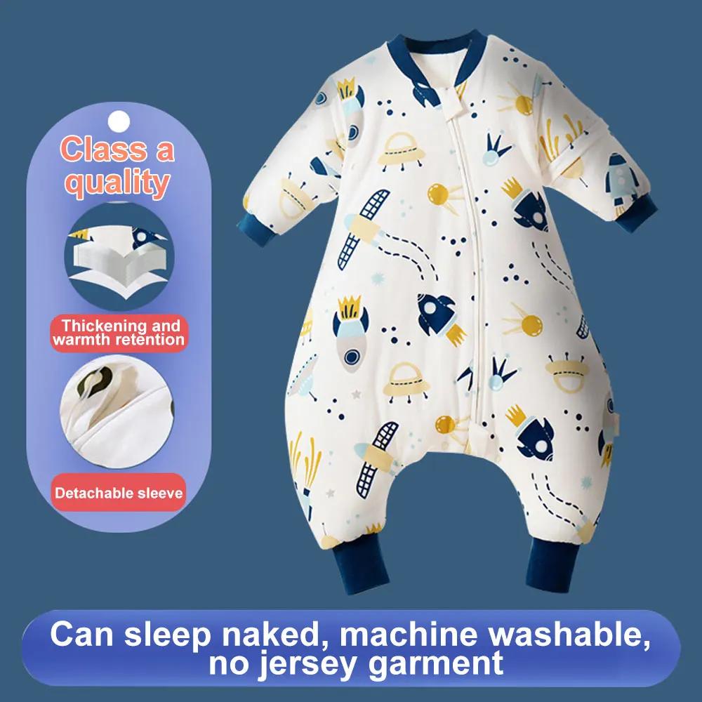 Sac de couchage pour bébé filles mignonnes hiver chaud sac de nuit pour bébé avec pieds 1-4 ans enfa