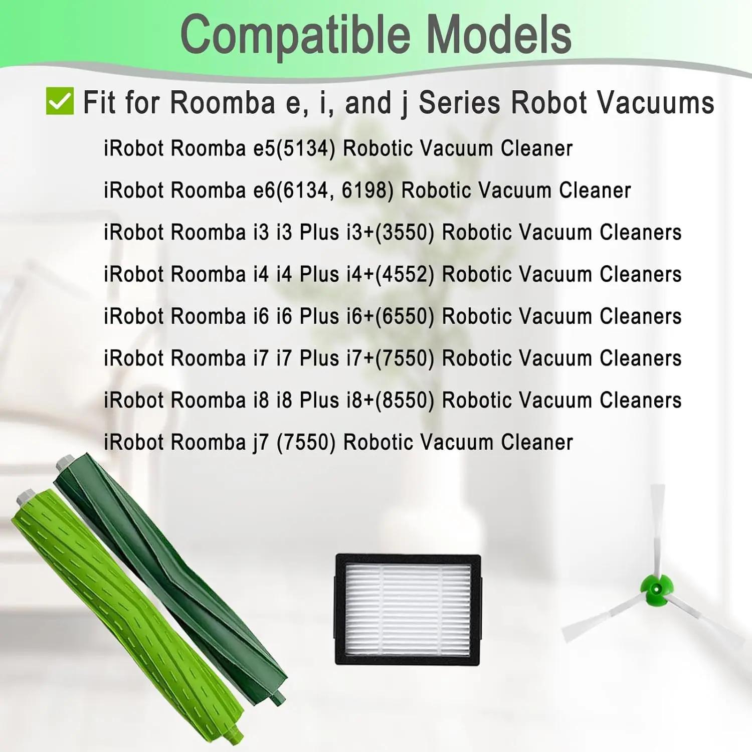 Pièces de rechange accessoires pour aspirateur iRobot Roomba i3 i3 + i4 i6 i6 + i7 i7 + i8 i8 + J7 J