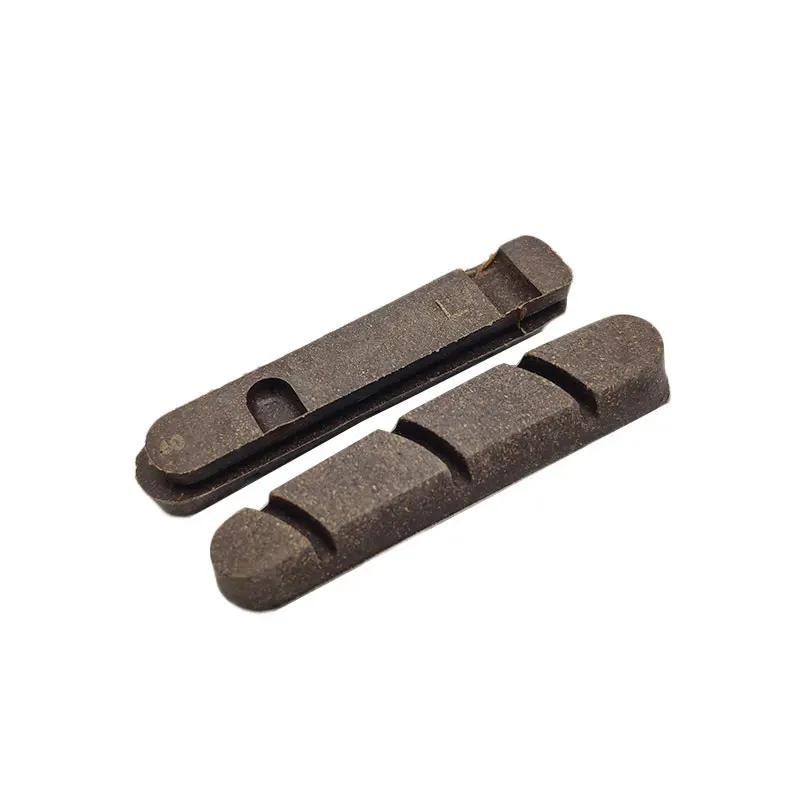 2 paires 4 pièces plaquette de frein de vélo de route roue en carbone liège bloc de bois chaussures
