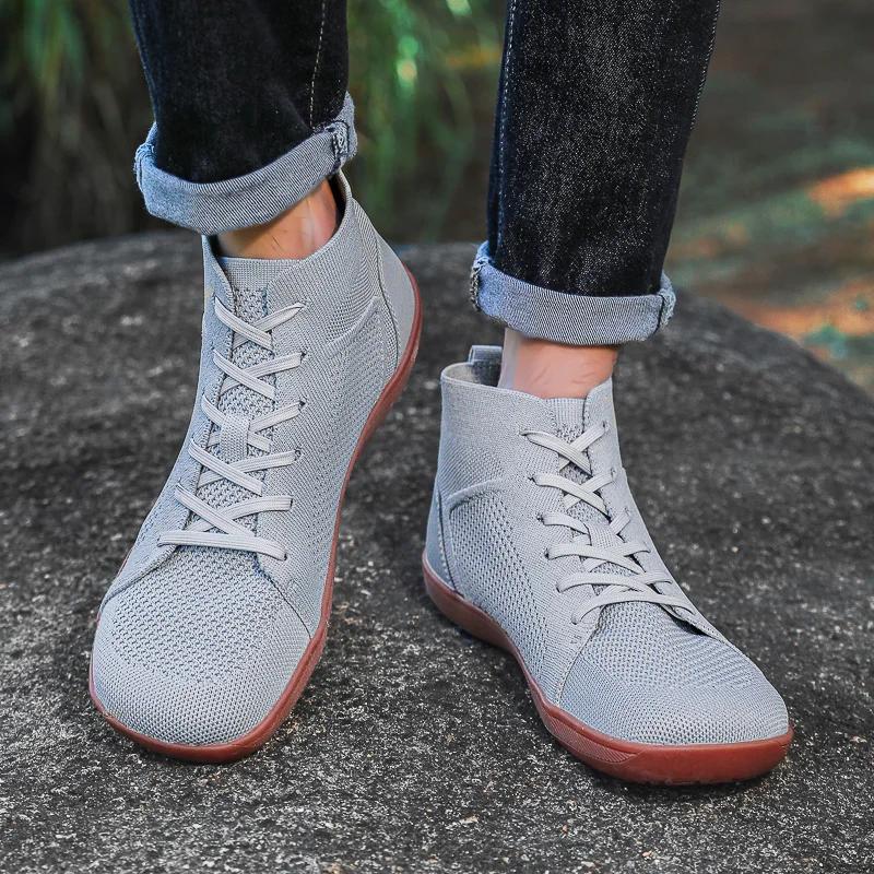 Chaussures de marche pieds nus minimalistes pour hommes et femmes, boîte Parker large, semelle ontar